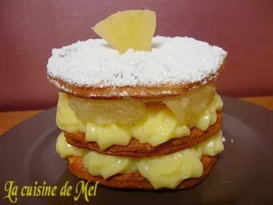 Recette Mille-feuilles individuel a l'ananas