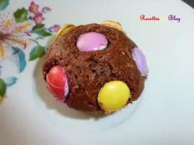 Recette Muffins aux smarties et au chocolat