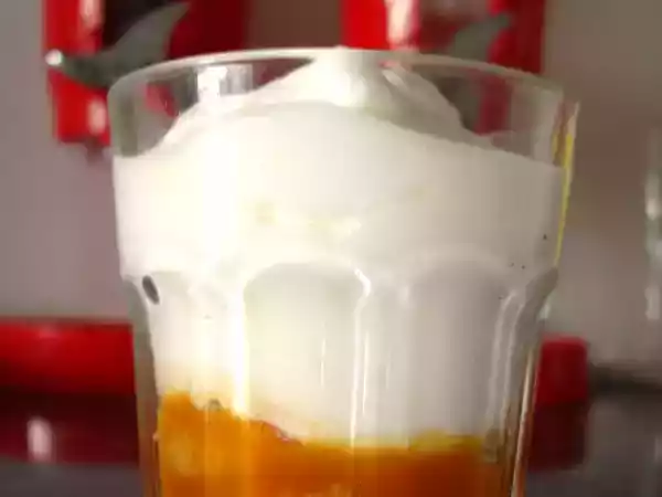 Recette Verrines à la mousse de fromage blanc et coulis d?abricot