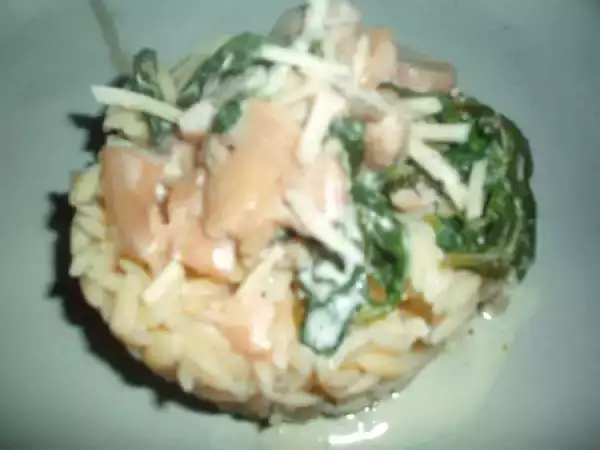 Recette Risoni au cresson et champignons