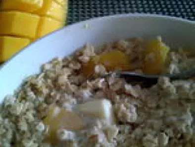 Recette Porridge exotique mangue coco