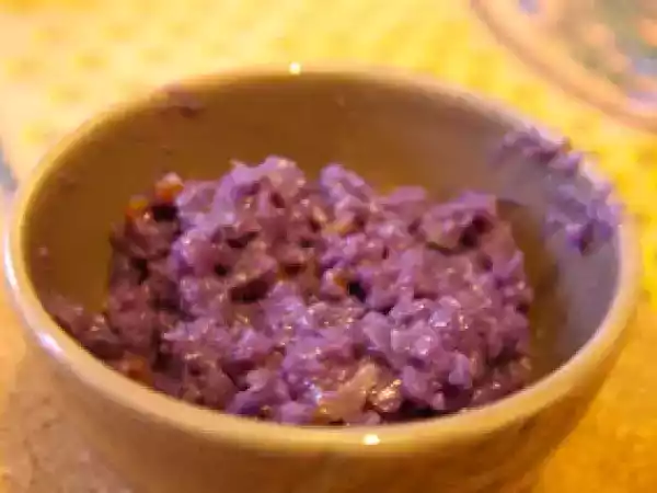 Recette Risotto au chou rouge