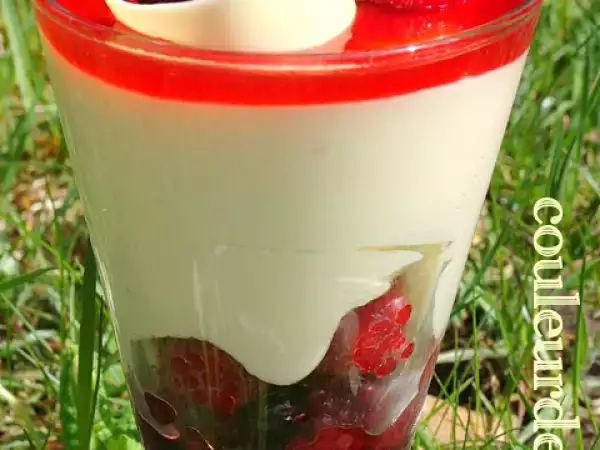 Recette Mousse de nougat aux fruits rouges