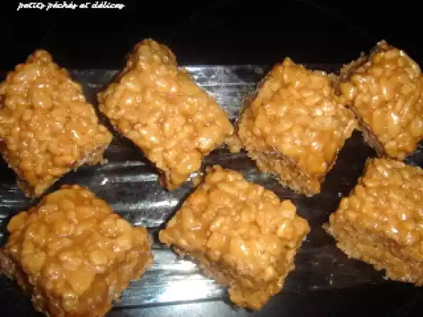 Recette Carrés rice krispies au beurre d' arachide