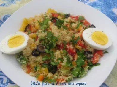 Recette Salade de blé boulgour et œufs durs