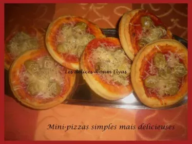 Recette Mini-pizzas simples mais délicieuses