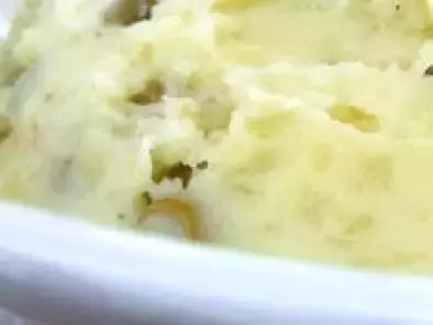 Recette Purée de pommes de terre aux olives vertes