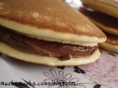 Recette Dorayaki ou pancake japonais au nutella