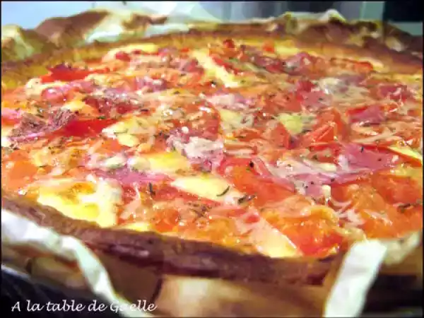 Recette Tarte tomate et beaufort pour un repas tout en simplicité