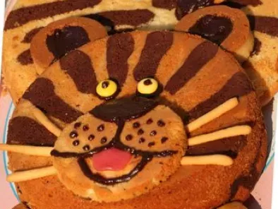 Recette Gâteau d'anniversaire tigre