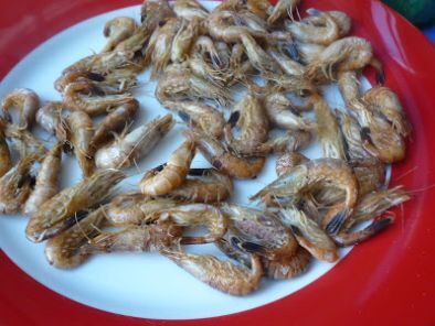 Recette Crevettes grises sautées à la poêle - frische krabben aus der pfanne