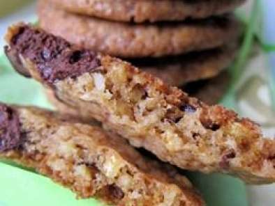 Recette Cookies croquants aux céréales gourmandes et pépites de chocolat