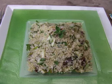 Recette Taboulé vert au quinoa (sans gluten)