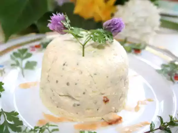 Recette Mousseline de truite et saumon et son c?ur coulant
