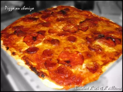 Recette Pizza au chorizo