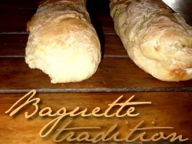 Recette La baguette de tradition sans map (machine à pain)