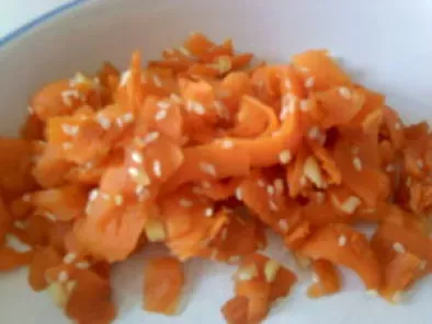 Recette Tagliatelles de carottes au sésame