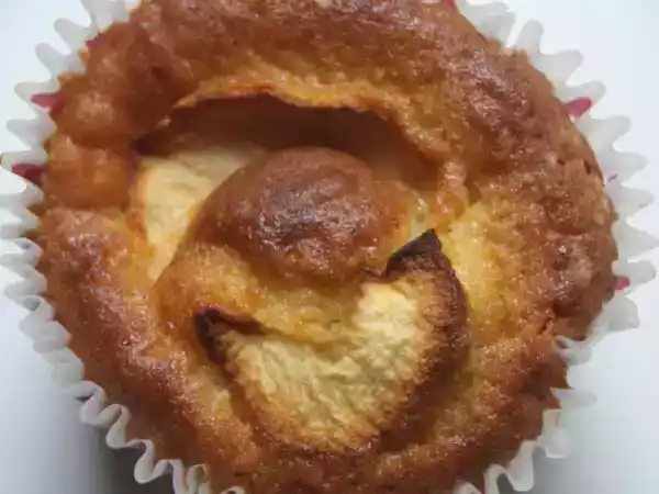 Recette Muffins quatre quart aux pommes