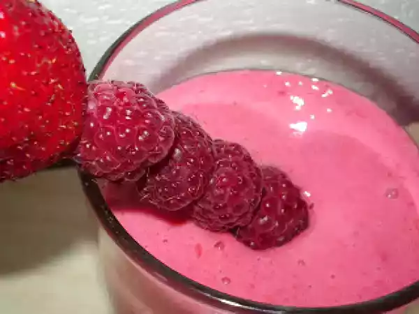 Recette Smoothie à la fraise et à la framboise