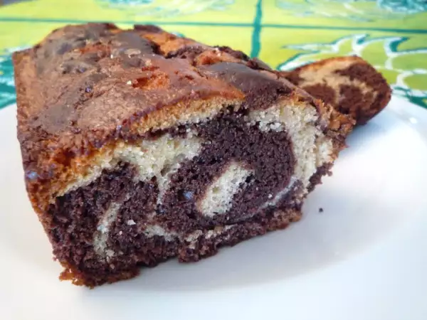 Recette Gâteau au yaourt marbré sans oeufs