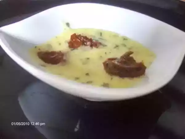 Recette Mini crèmes brûlées au parmesan, tomates séchées et basilic