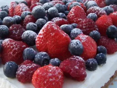 Recette Cheesecake au fromage blanc et fruits rouges