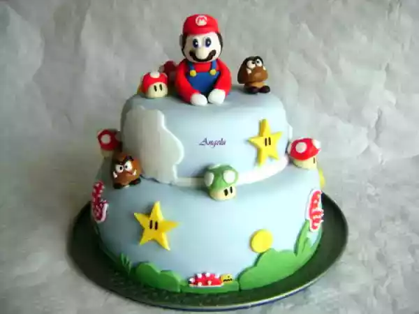 Recette Gâteau mario 3d