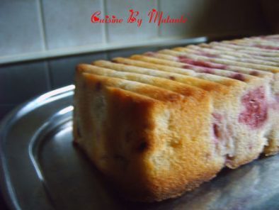 Recette Cake rhubarbe-framboises de sophie dudemaine et autres commentaires