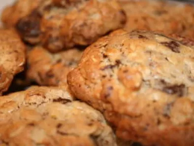 Recette Cookies aux flocons de céréales, noix de pécan et chocolat