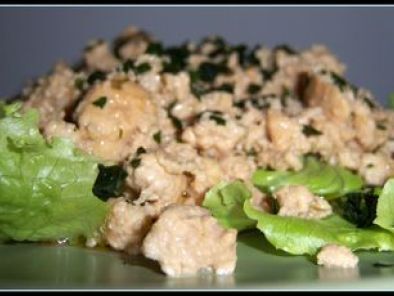 Recette Salade de poulet au lait de coco, gingembre et citron vert