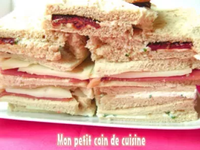Recette Mini sandwiches variés pour l'apéritif sans lait