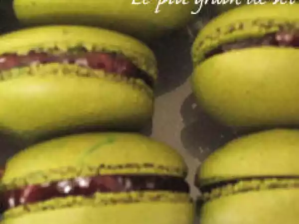 Recette Macarons fraise-basilic