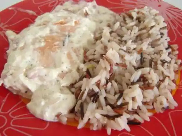 Recette Papillotes de saumon aux lardons et boursin