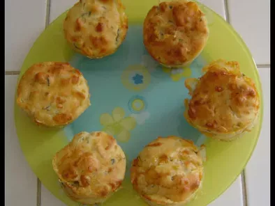 Recette Muffins fromagers : au comte & roquefort