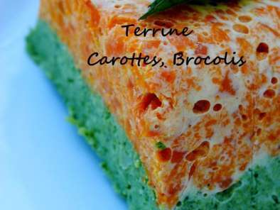 Recette Terrine carottes, brocolis ( sans oeuf )