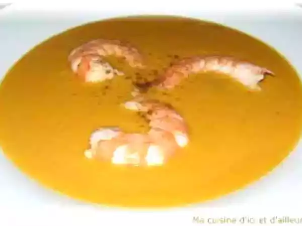 Recette Soupe thaï au potiron et au curry