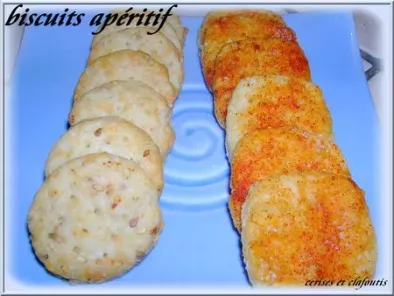 Recette Biscuits aperitif au fromage ? sesame et paprikas
