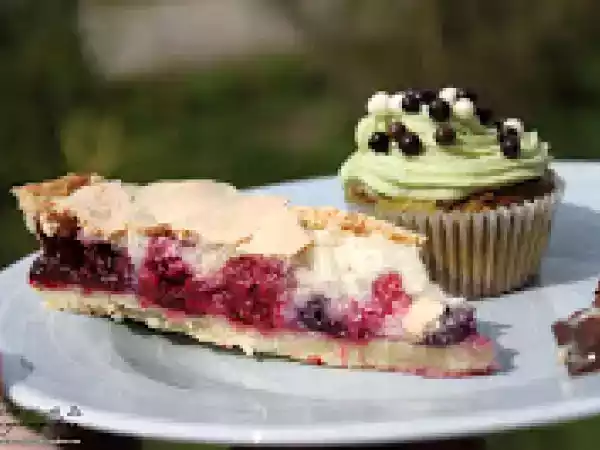 Recette Tarte macaron aux fruits rouges