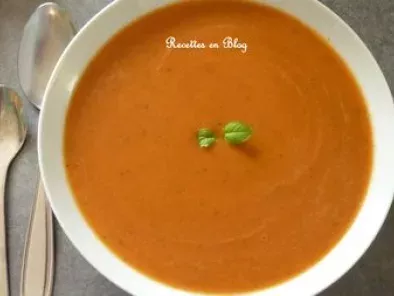 Recette Soupe acidulée carotte tomate orange