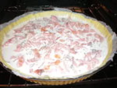 Recette Tarte ravioles saumon