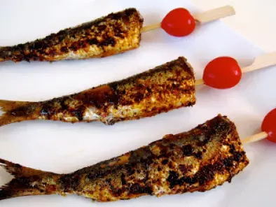 Recette Brochette de sardines espelettardes cuisson plancha