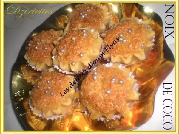 Recette Dziriettes à la noix de coco