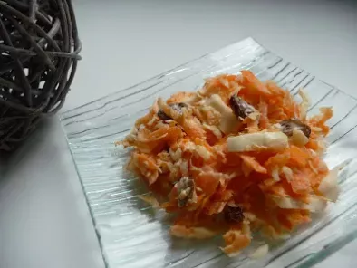 Recette Coleslaw : salade de chou blanc et carottes