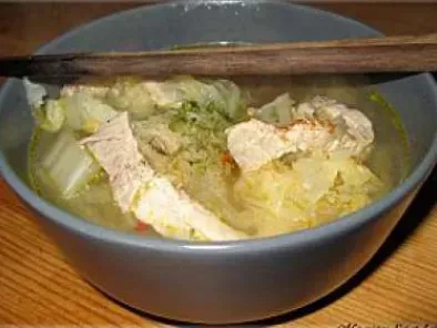 Recette Soupe de porc au chou chinois