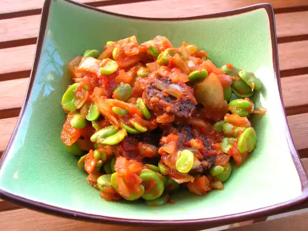 Recette Fèves mijotées au chorizo