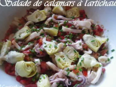 Recette Salade de calamars à l'artichaut