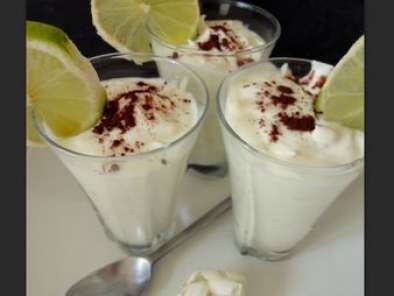 Recette Mousse des îles chocolat blanc-coco et citron vert