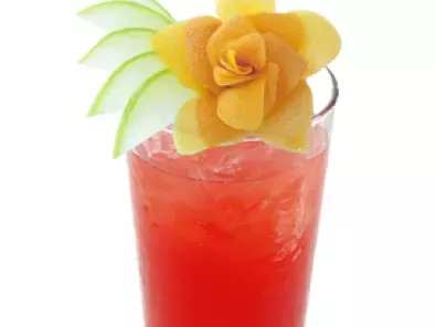 Recette Recette cocktail à base de crème de cerise : cocktail cherry blossom