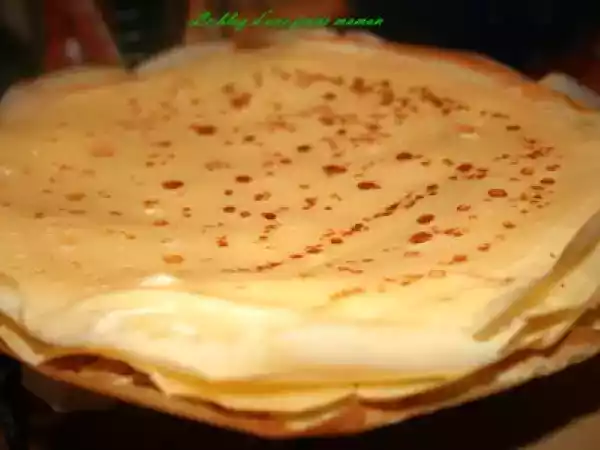 Recette Divines crêpes du dimanche soir