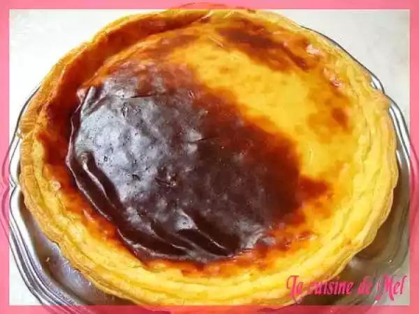 Recette Flan patissier aux framboises